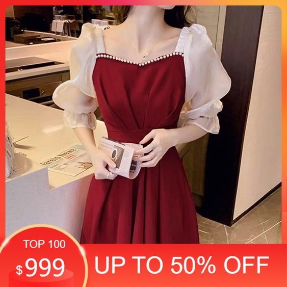 dress korea style2025/dress wanita/dress middi korea/ baju wanita termurah/glize dress/dress korea/ 