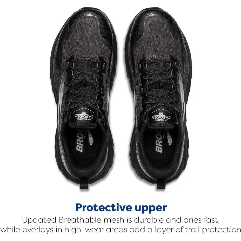 Outdoor leisure Brooks Men’s Cascaa 18 Mountain Trail Running Shoe Men’s & Women’s Casual Sneakers