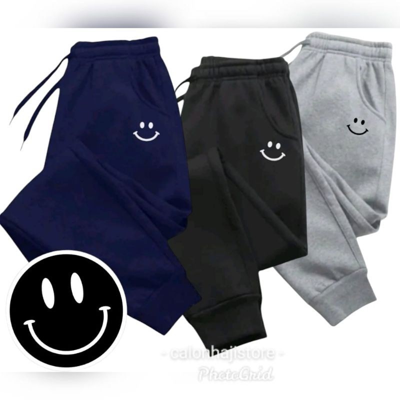{TOP PRODUK} Celana Jogger Sweatpants Anak Laki-Laki Perempuan Unisex Olahraga Training Usia 5-15tah