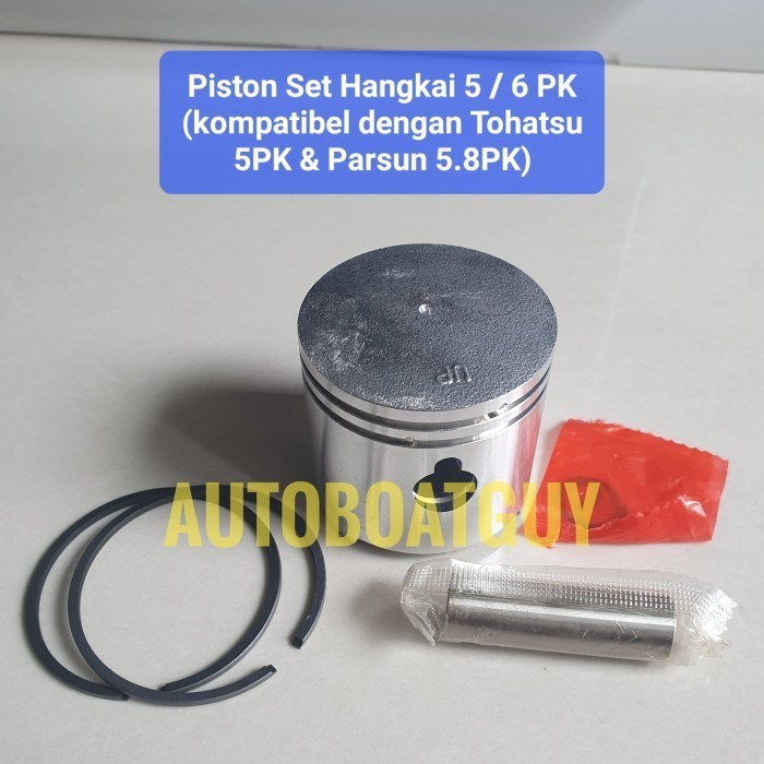 Piston Set HANGKAI 5 / 6 PK ( Kompatibel Tohatsu 5PK & Parsun 5.8 PK )
