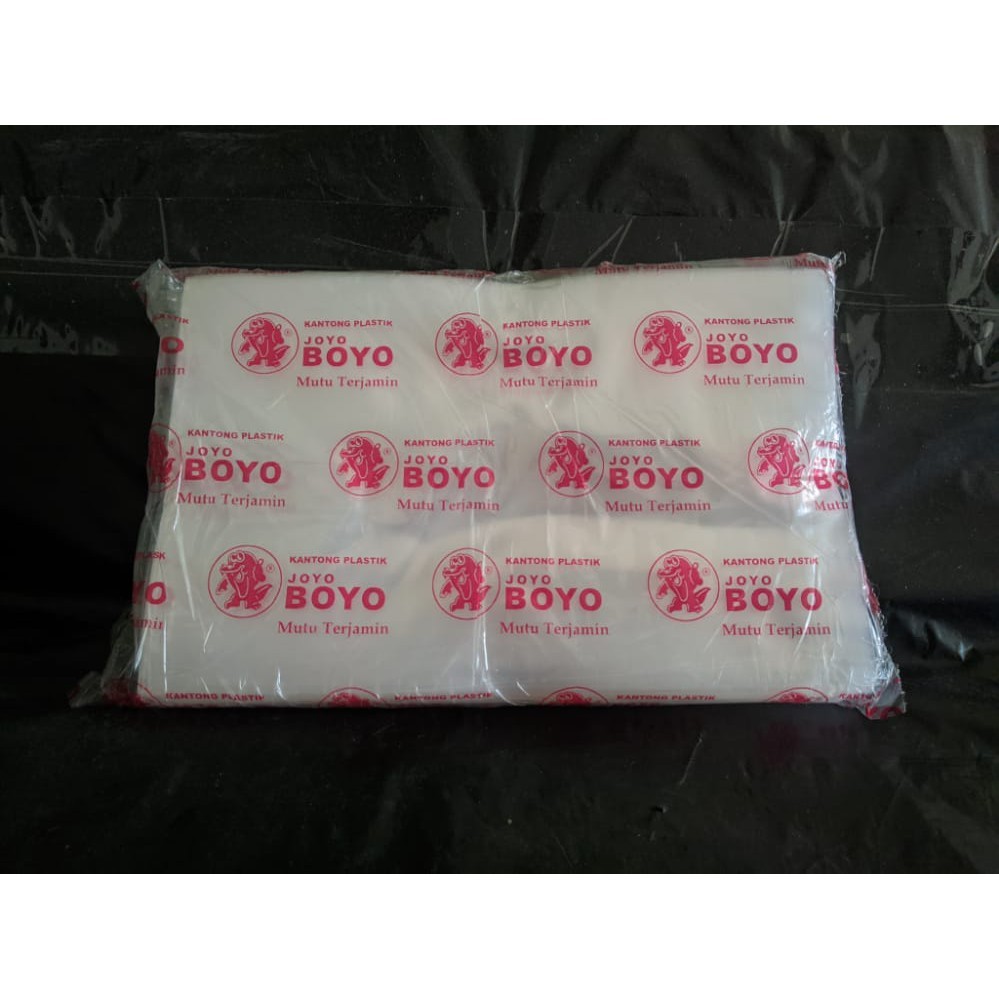 Plastik PP Tebal Boyo Merah 15×10×0.5 Kantong Plastik Bening