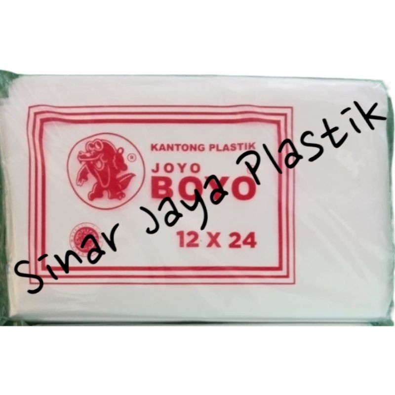 PLASTIK JOYO BOYO 1/2 KG / HD JOYO BOYO MERAH 12x24