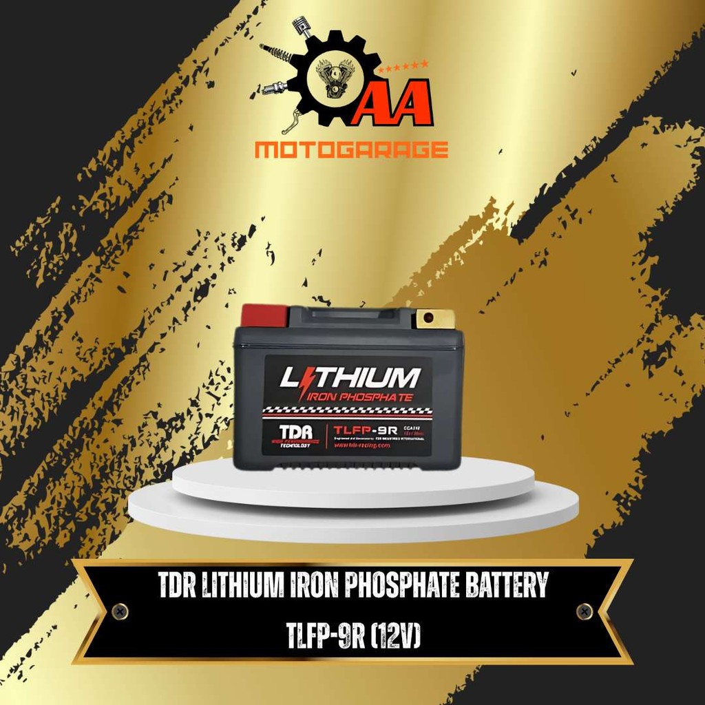 TDR LITHIUM IRON PHOSPHATE BATTERY TLFP-9R (12V)