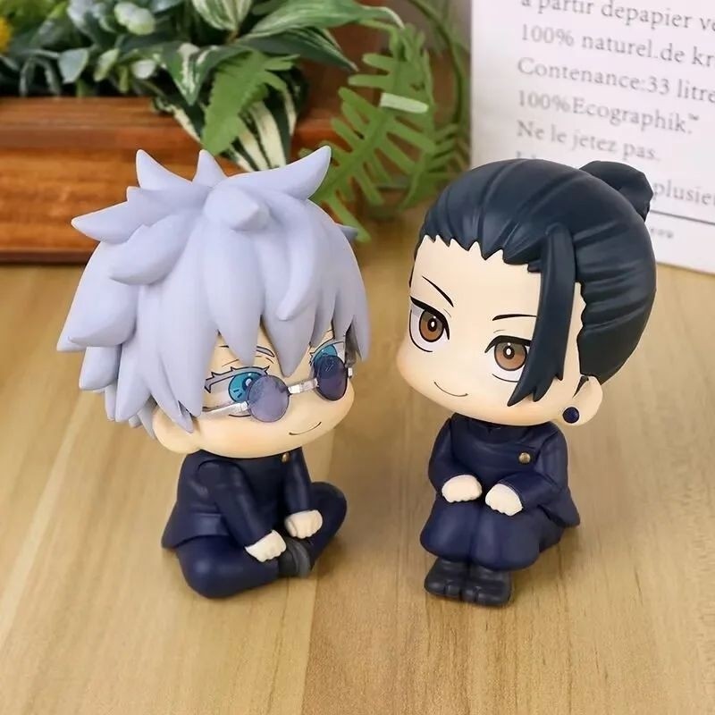 Jujutsu Kaisen Satoru Gojo Suguru Geto Duduk Chibi  anime jujutsu action figure