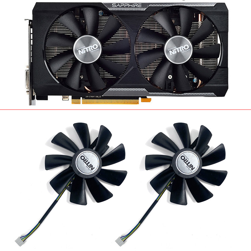 Cooling Fan 95MM 4PIN GAA8B2U DC12V 0.45A R9 380X GPU FAN For Sapphire R9 380 380X 2G/4G D5 Graphics