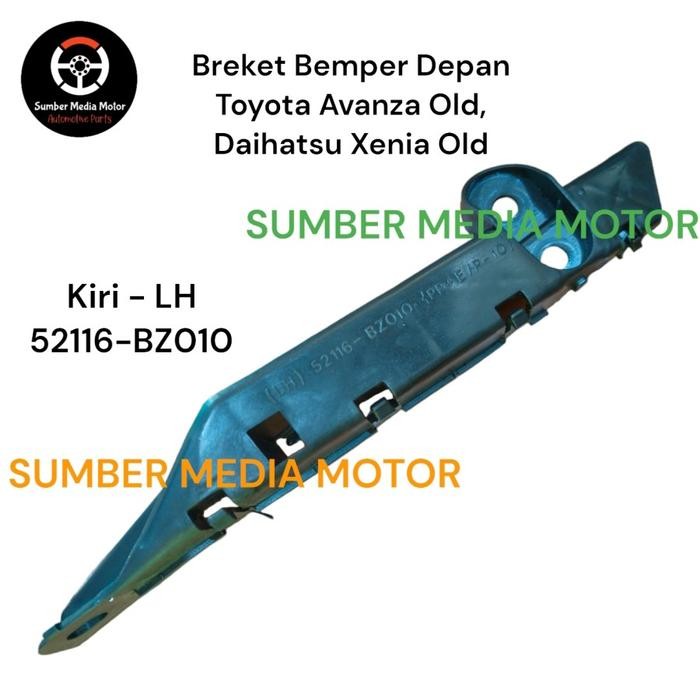 Breket Bemper Depan 52115-BZ010 / 52116-BZ010 Toyota Avanza Old, Daihatsu Xenia Old - Kiri - LH best