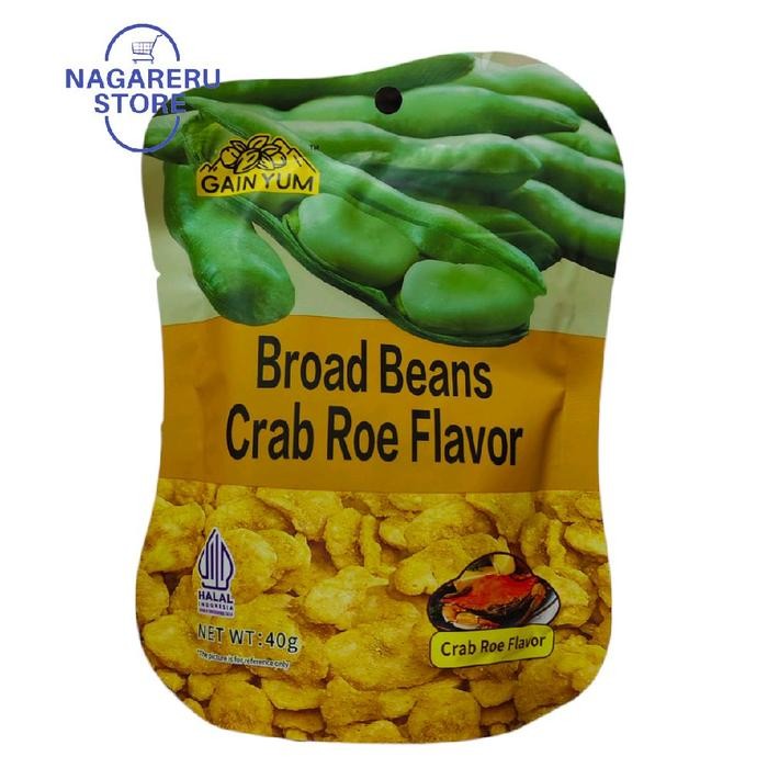Gain yum broad beans crab roe flavor 40gr