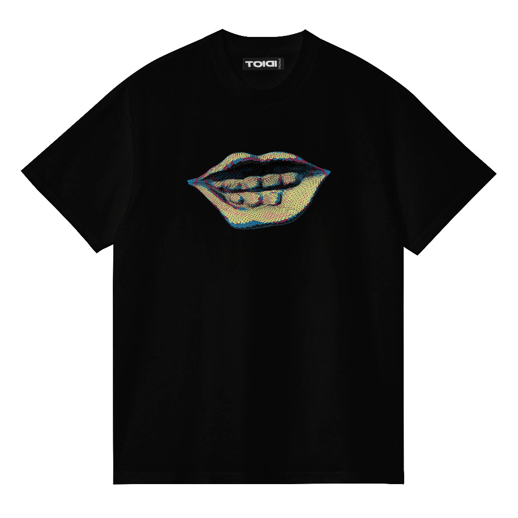 Kaos-FUTURE SMILE-TSHIRT BLACK