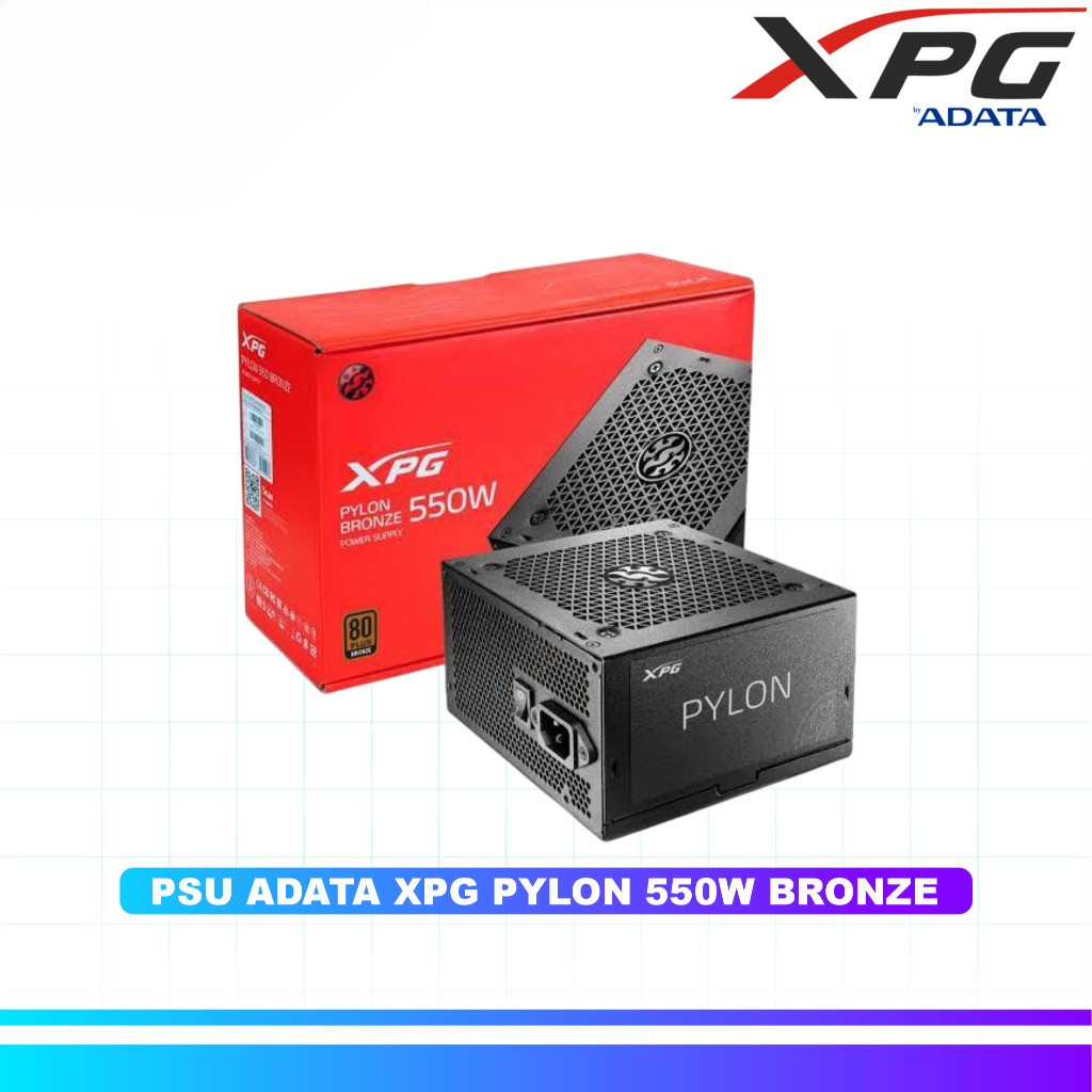 POWER SUPPLY ADATA PYLON 550 - 550W 80+ BRONZE - PYLON550B