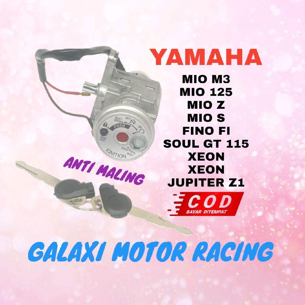 KUNCI KONTAK SET YAMAHA MIO M3 MIO 125 MIO Z MIO S FINO FI SOUL GT 115 XEON XEON RC ANTI MALING ANTI