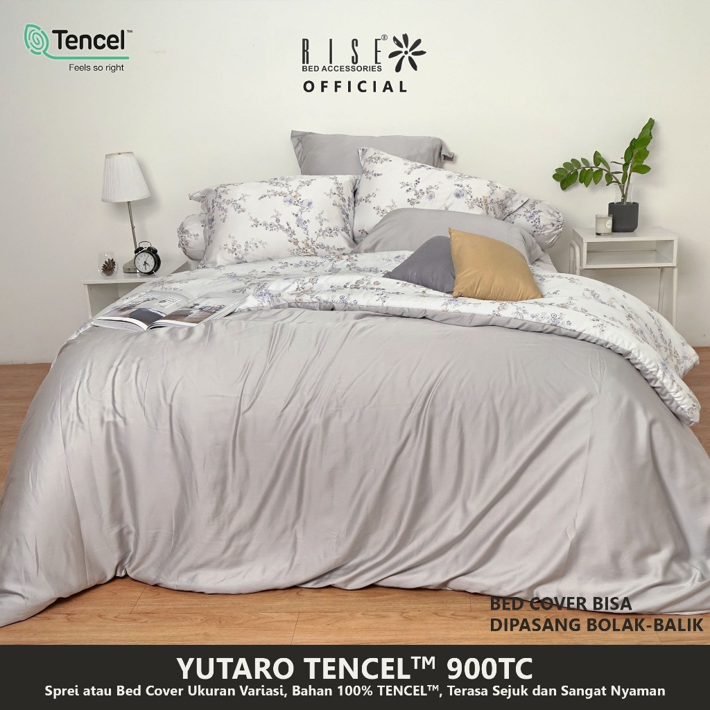 Rise Sprei Bahan TENCEL™ Lyocell 900TC Motif Yutaro