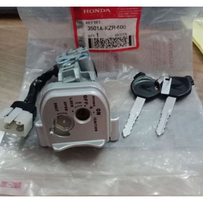3501A-KZR-600 keyset Kunci kontak honda vario 125 old original AHM 3501AKZR600