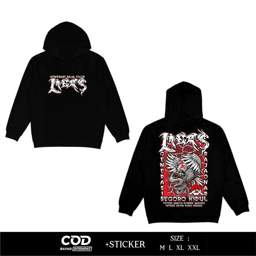 (HF240B) HOODIE PAGAR NUSA LIGAS GENERASI RAJA ONAR - JAKET PAGAR NUSA TERBARU - JAKET DESAIN TRISUL