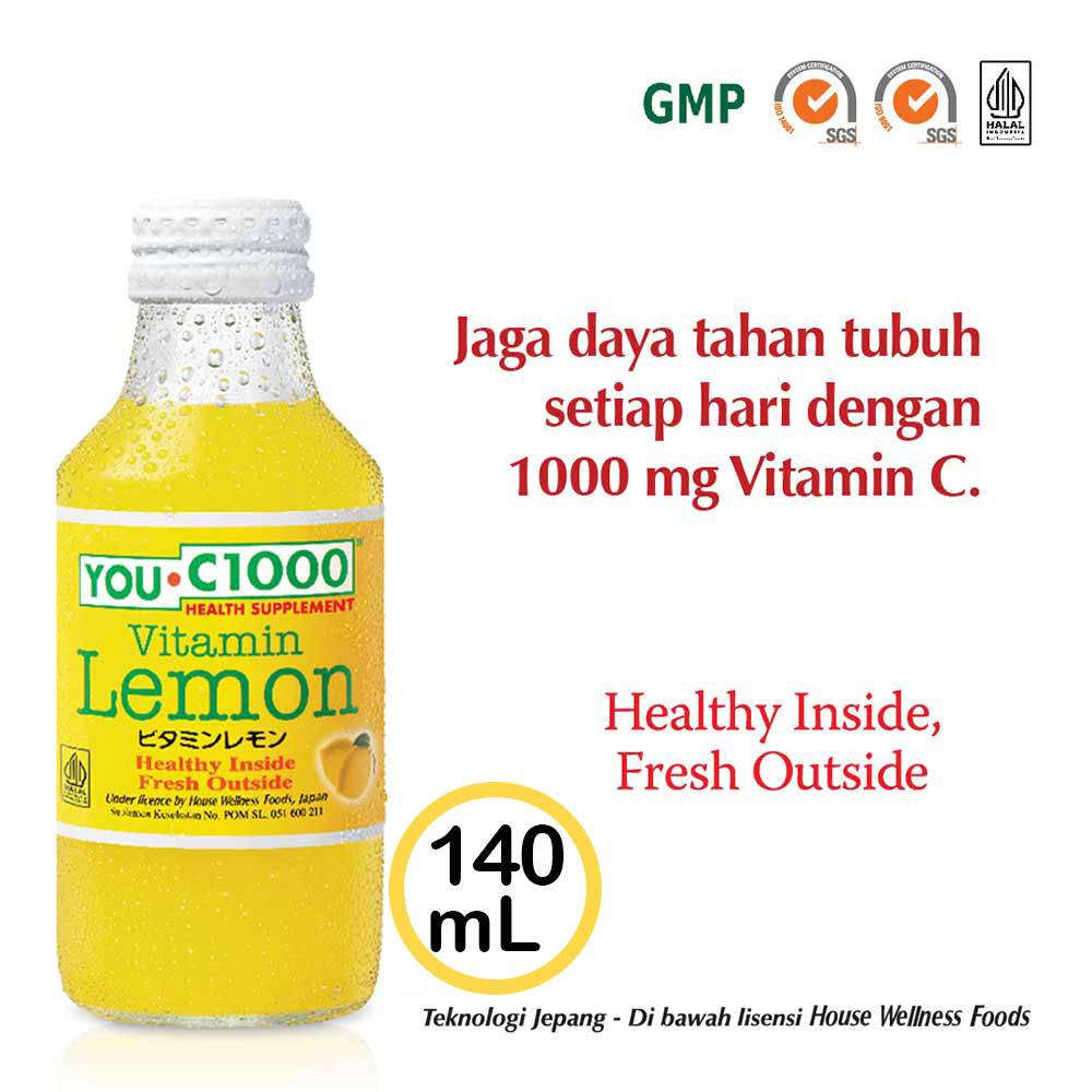 YOU C1000 HEALTH DRINK VITAMIN LEMON 140mL