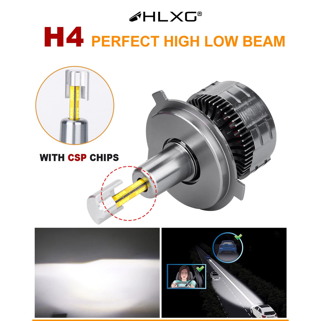 H7 LED Canbus 360 H4 H1 HB3 HB4 9012 Turbo Bi Led Projector Lens H11 9005 Car Headlight Bulbs Auto F