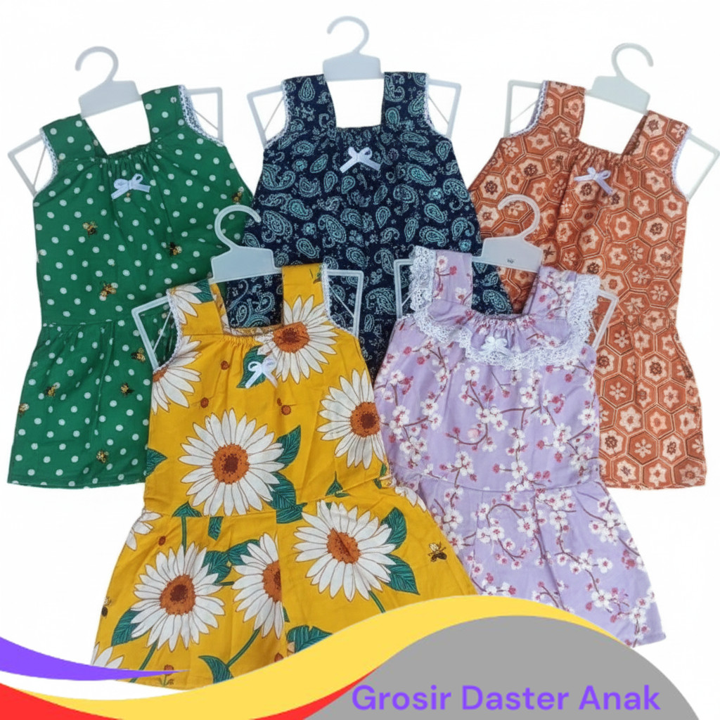 Grosir Dress baju anak YUKENSI DASTER ANAK / DASTER MURAH /DASTER BATIK ANAK 1-2 tahun