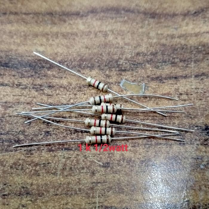resistor 1k ohm 1/2watt 5