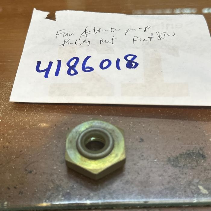 Fiat 4186018 Fan & water pump pulley nut ( baut ) Fiat 850 Fiat 124 Coupe/Spider AC/AS Fiat 124 Spec