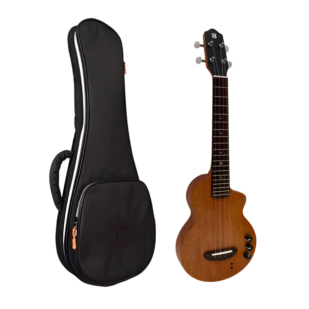 Silent Ukulele Electric Concert Ukulele 23 Inch with Gig bag
