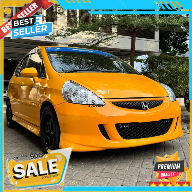 bodykit full bemper jazz gd3 Adaptasi Vtec MMC 2004 - 2007 adaptasi vtec include Grill Jaring