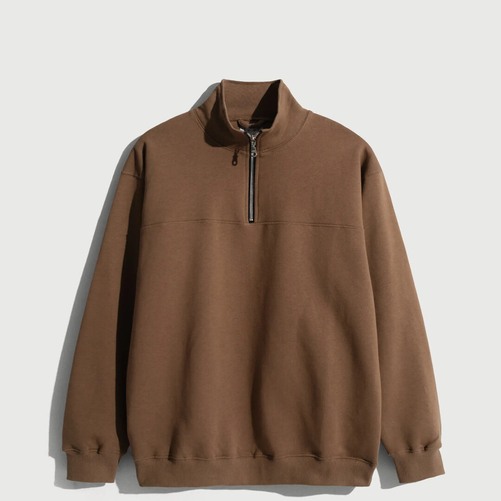 Half-zip Brown Jacket