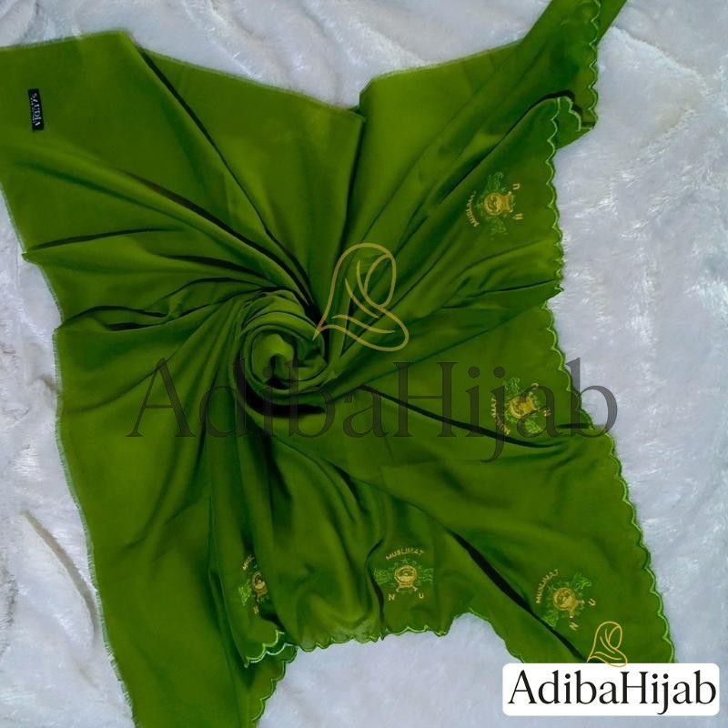 Jilbab Bordir Motif 9 | Hijab Kekinian Muslimah | Cocok untuk Acara Resmi