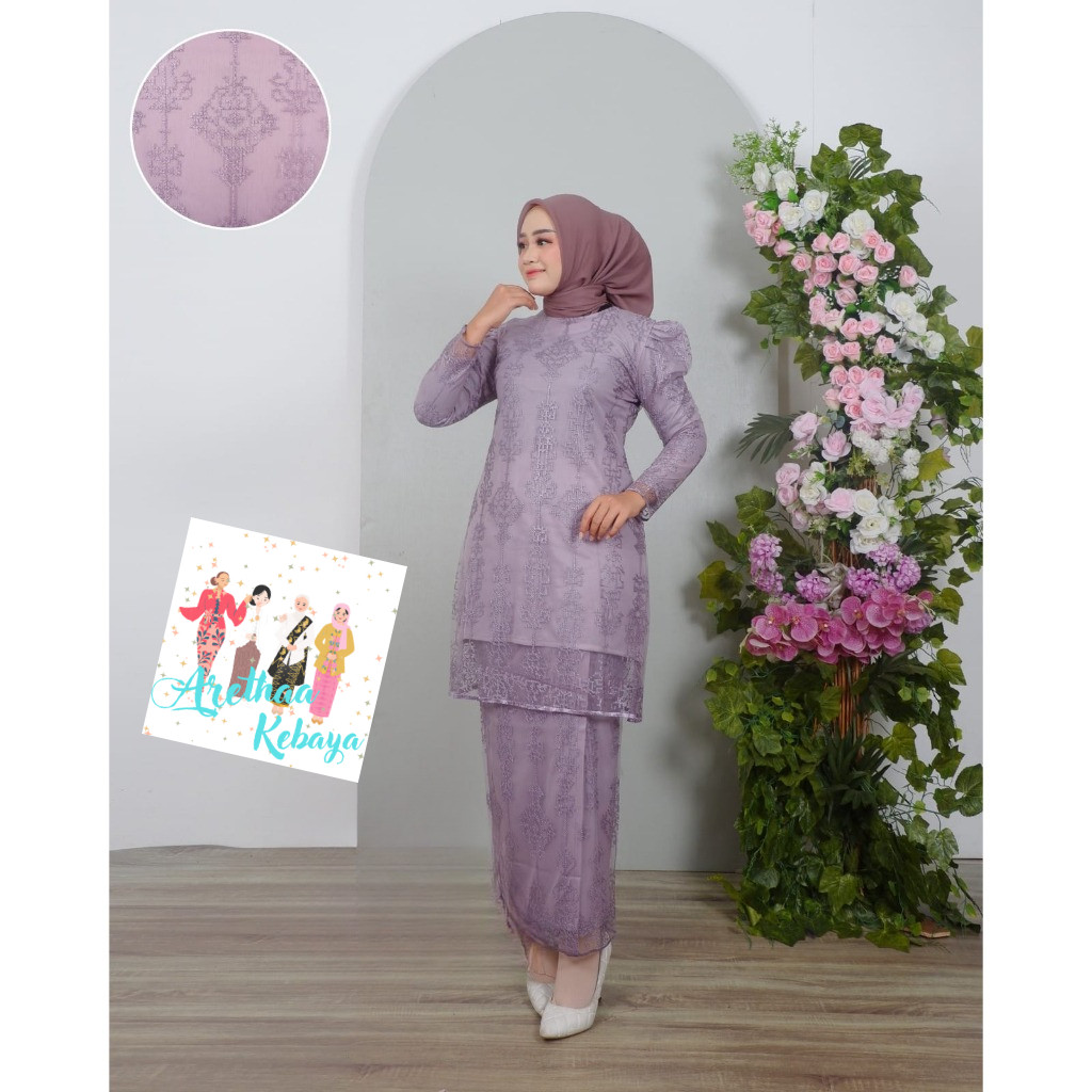 SETELAN KURUNG MELAYU SPAN/ SET KEBAYA KURUNG MELAYU/ KEBAYA KURUNG MALAYSIA/ KEBAYA KURUNG MODERN/ 