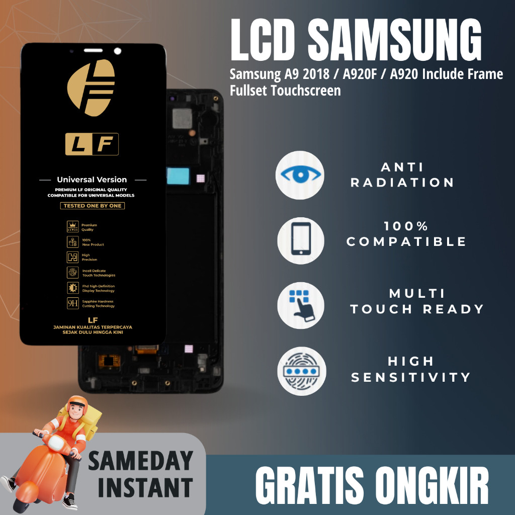 LCD Samsung A9 2018 / A920F / A920 Fullset Touchscreen