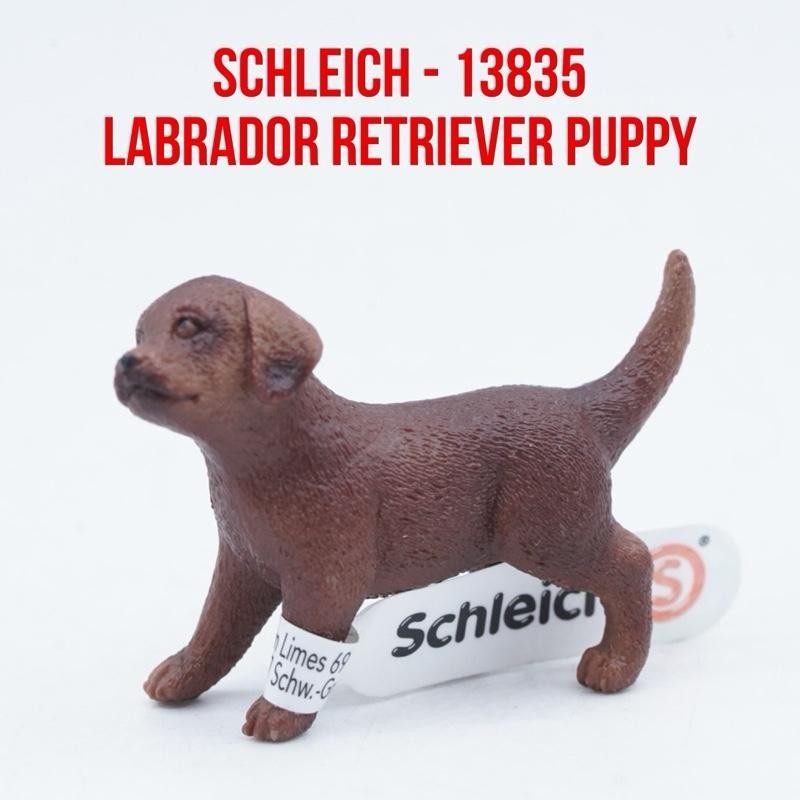 Schleich 13835 Labrador Retriever Puppy Dog Anak Anjing Labrador Retriever Canis lupus familiaris Ma