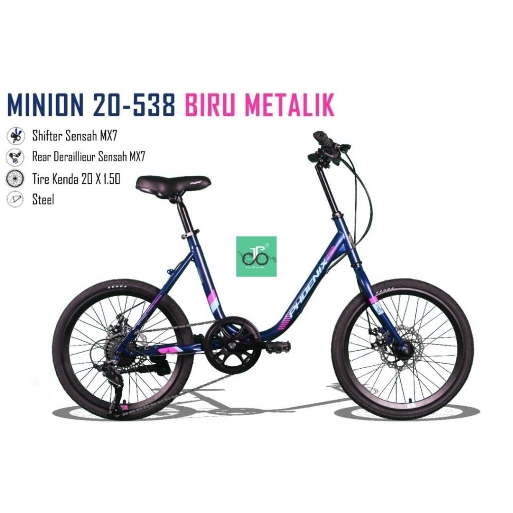 Sepeda Minivelo minion bike Phoenix 538 NEW