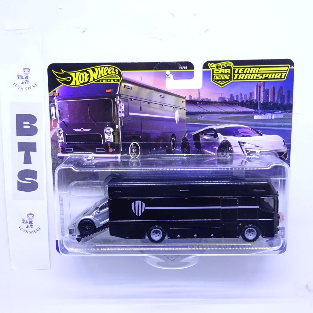 Hot Wheels Premium Team Transport Lykan Hypersport Euro Hauler / Camion De Transport