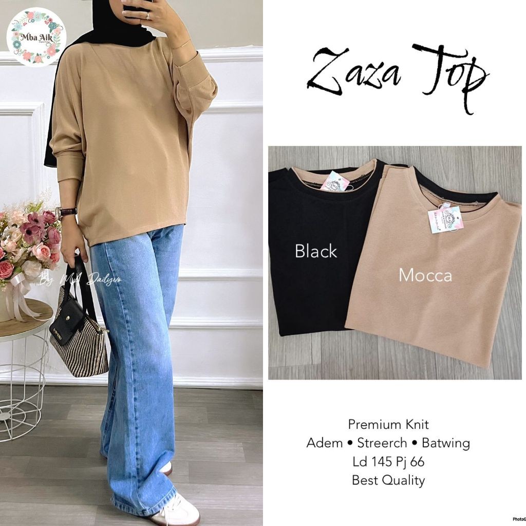 Fashion Wanita HQ  ZAZA TOP From mA