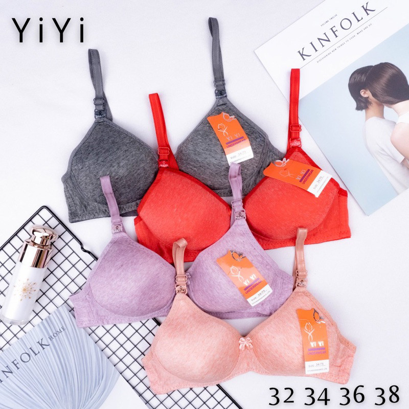 Bra YIYI Busa Tipis Tanpa Kawat Import / BH Remaja Dewasa Import