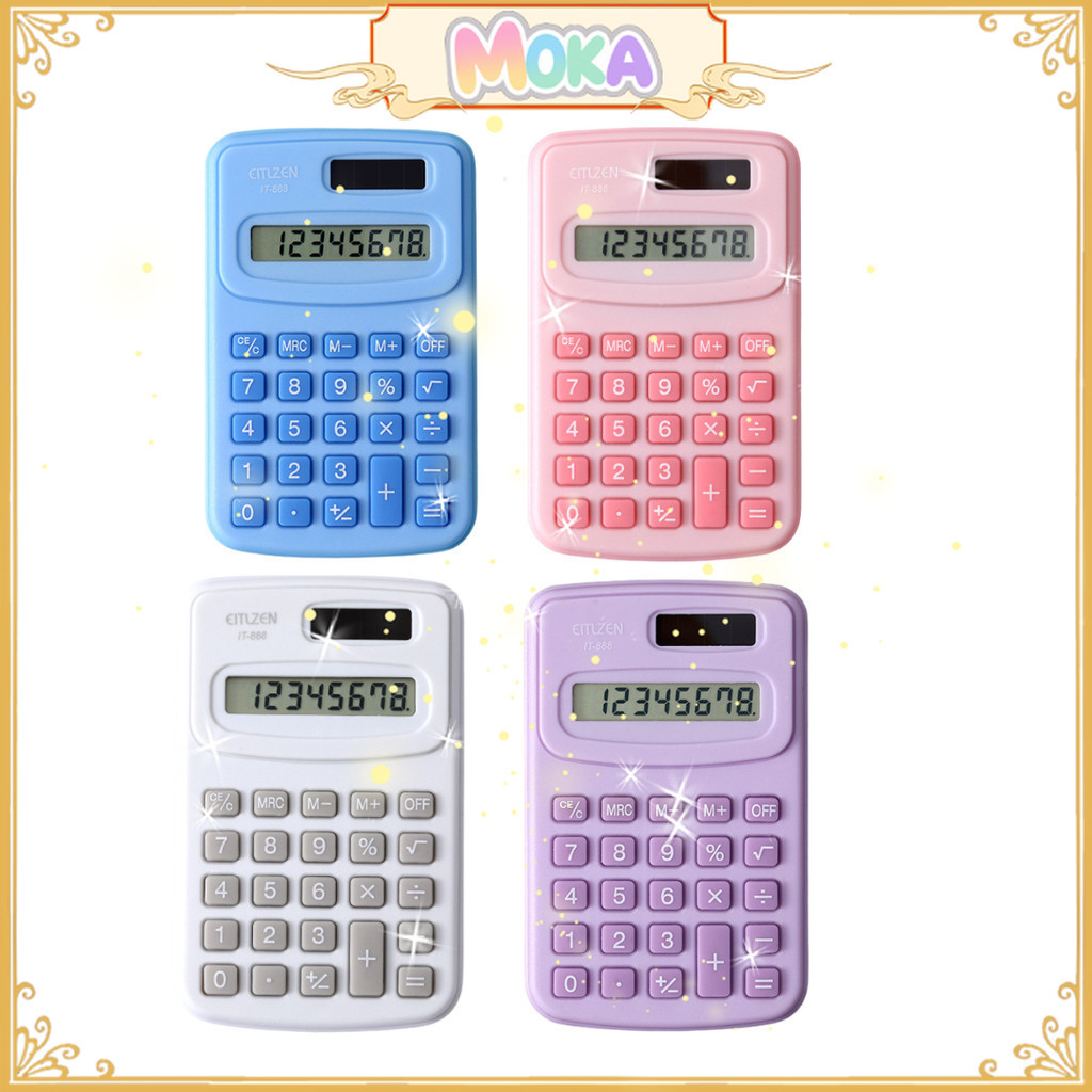 MOKA KALKULATOR MINIMALIS 8 DIGIT / CALCULATOR FOR SCHOOL / MINI CALCULATOR KK-900A KODA MKP10
