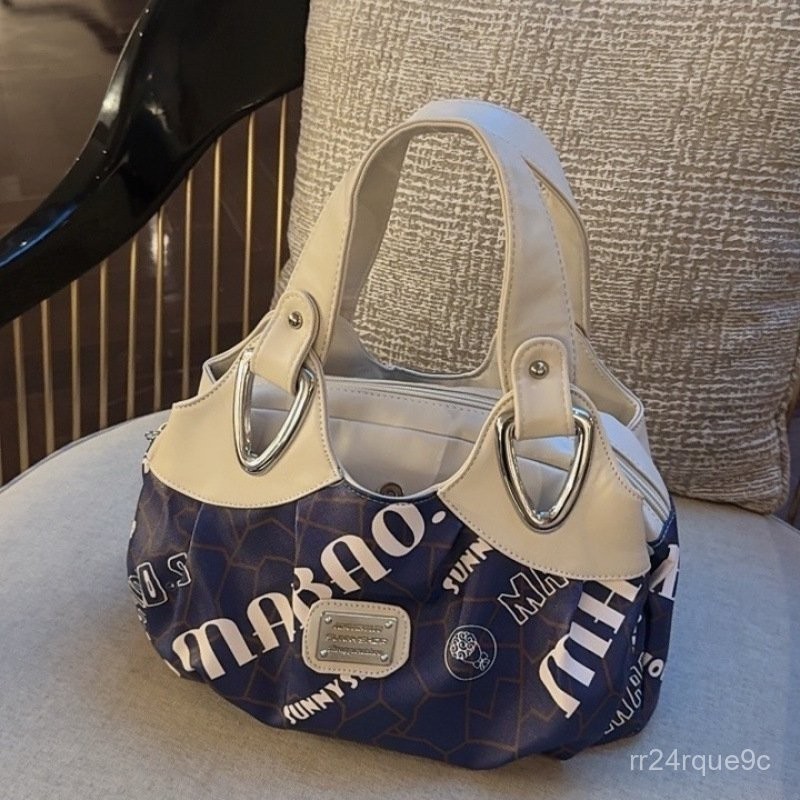 Tas Tangan Serbaguna Gaya Amerika Modis untuk Wanita Retro Santai