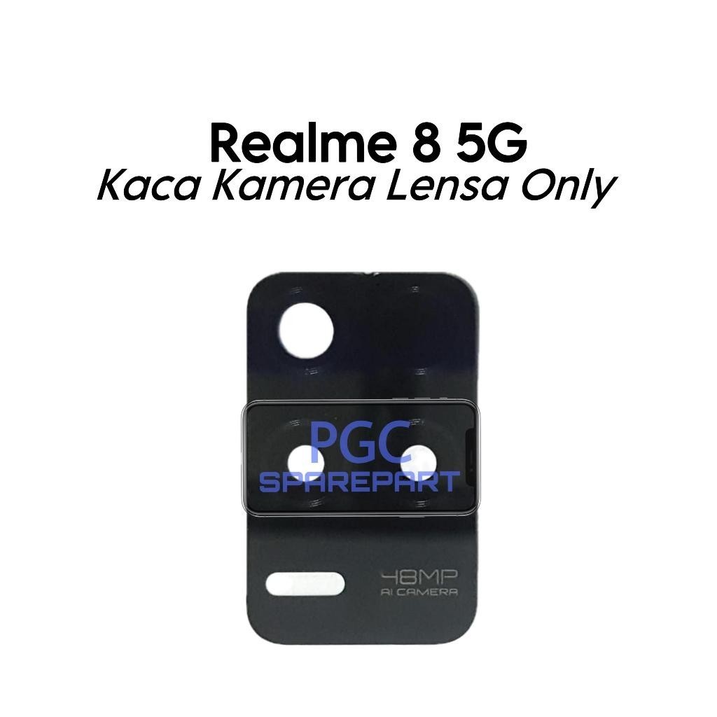 Kaca Lensa Kamera Belakang Realme 8 5G / RMX3241