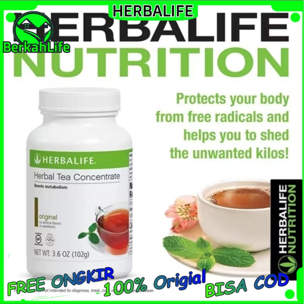 Teh Instan Penurun Berat Badan Thermogenic Thermo Concentrate Herbalife Herb Tea Budling Pelangsing 