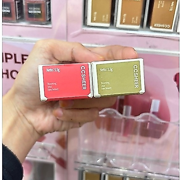 CCSHEER ICE CUBES LIP GLAZE SHADE 05,06 OHSOME