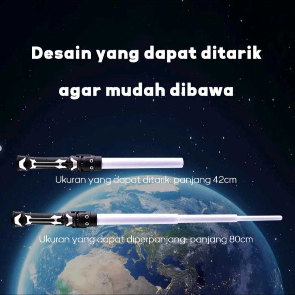 Starwars cosplay Mainan pedang starwars pedang lampu light saber cosplay pedang laser sword