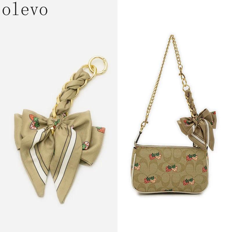 New Bag Extension Chain Bow Bag Strap Chain Bag for Women Hanging Chain Strap Bag Chain Adjustment E