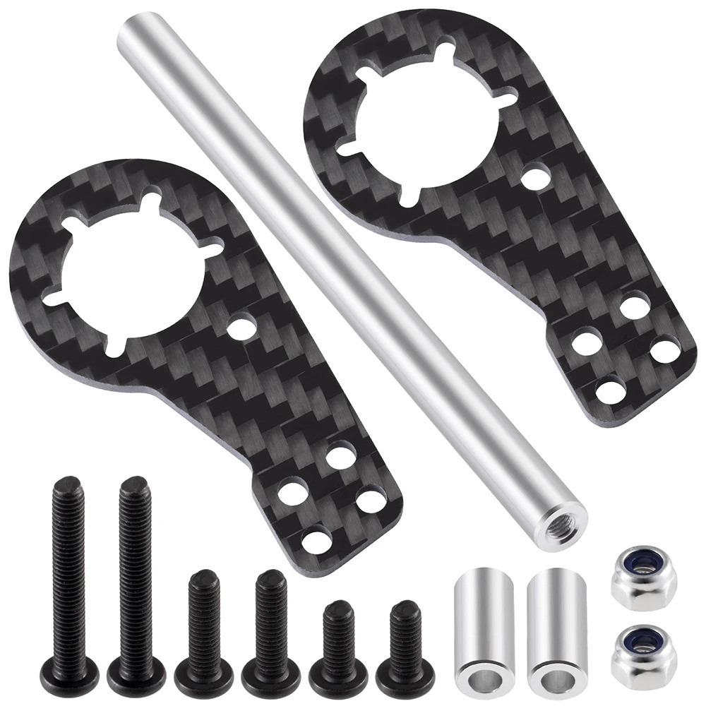 AXSPEED Braket Suspensi As Roda Belakang untuk Tamiya 57409 58347 Lunch Box 1/12 RC Monster Truck Ak