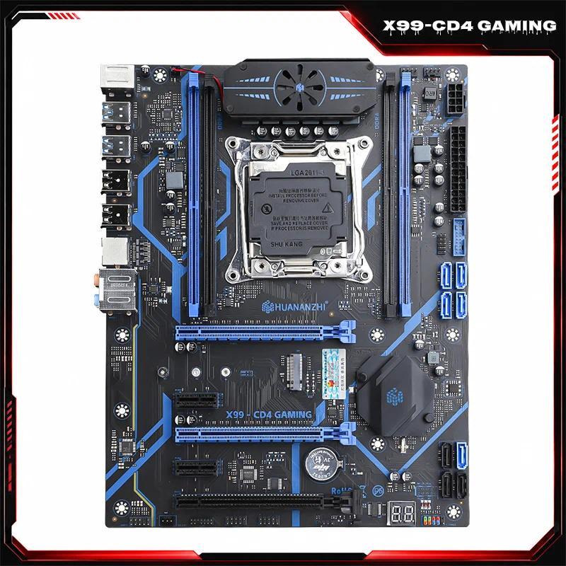 HUANANZHI X99-CD4 Gaming ATX Motherboard Intel C612 LGA2011-3 Support 4×DDR4 Max 128GB RAM Dual anne