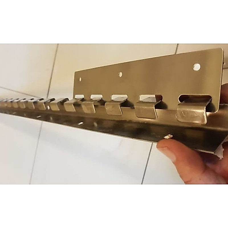 Rel Braket Gantungan Tirai PVC Rel Bracket Tirai Gantung Breket Panjang Strip