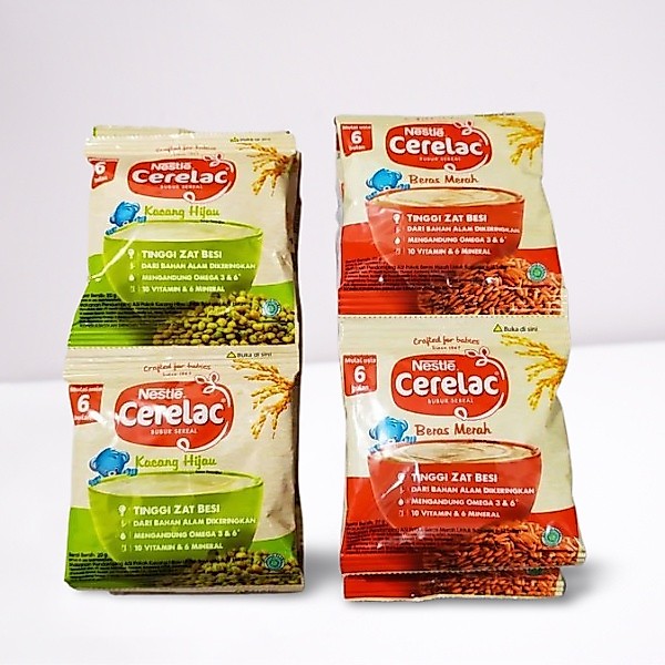 Nestle Cerelac Bubur Bayi sachet (1 renceng isi 8 Sachet)