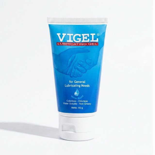Pelumas Water Based VIGEL 30g/60g - Lubricant Jelly Lembut Bebas Alkohol