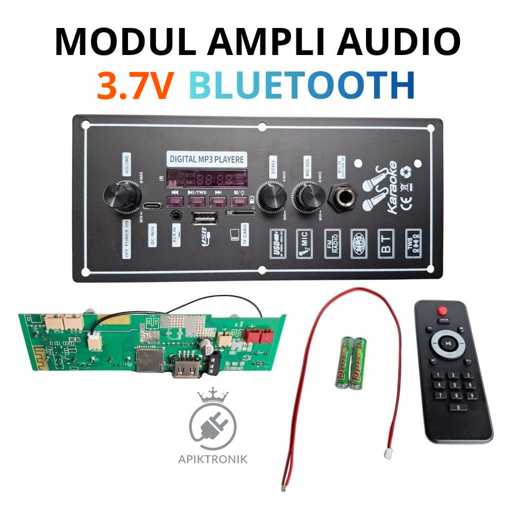 Modul Audio Amplifier 3.7V Bluetooth Untuk Speaker Portable Musik Board Original