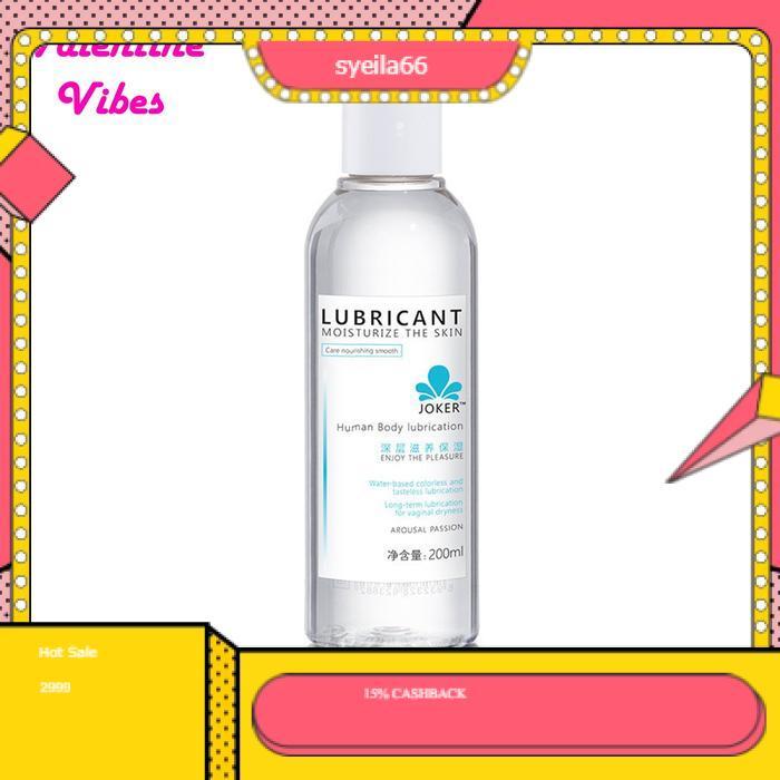 Extra Gratis Ongkir LUBRICANT JOKER WATER BASED ORIGINAL 200ml - BLUE * syeila66 *