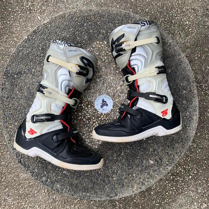 alpinestars tech 5 silver size 44.5