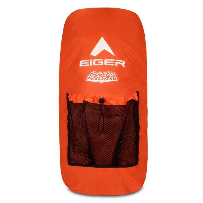 EIGER RAIN COVER + WASTE POCKET (30L-35L) - Orange