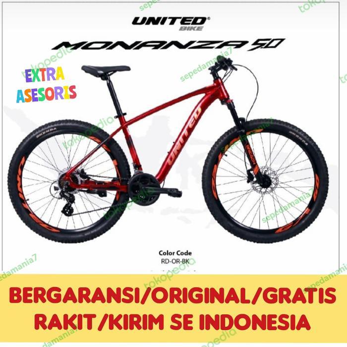 sepeda gunung 27.5 UNITED MONANZA 5.0 Original Garansi 5 Tahun